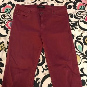Liverpool Jeans in Maroon